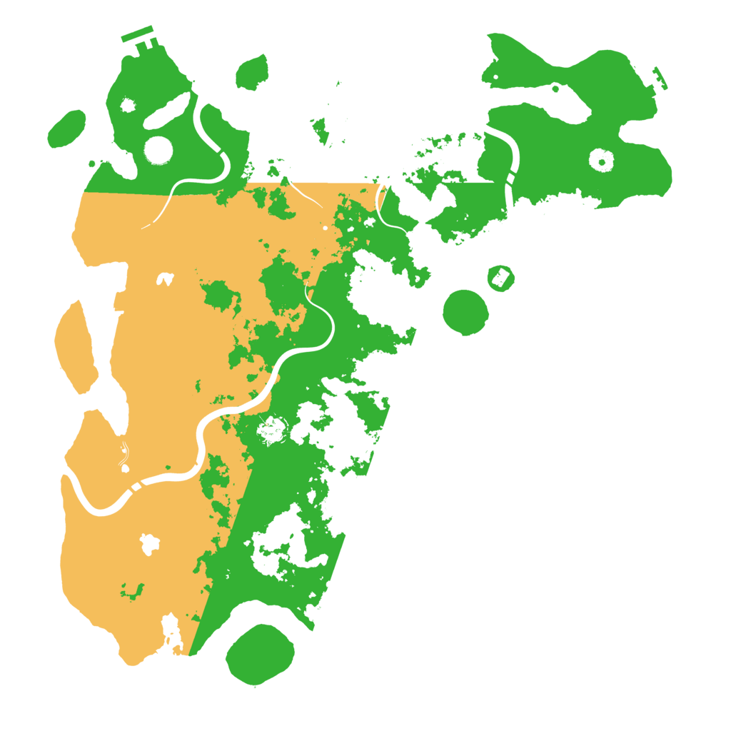 Biome Rust Map: Procedural Map, Size: 4500, Seed: 177