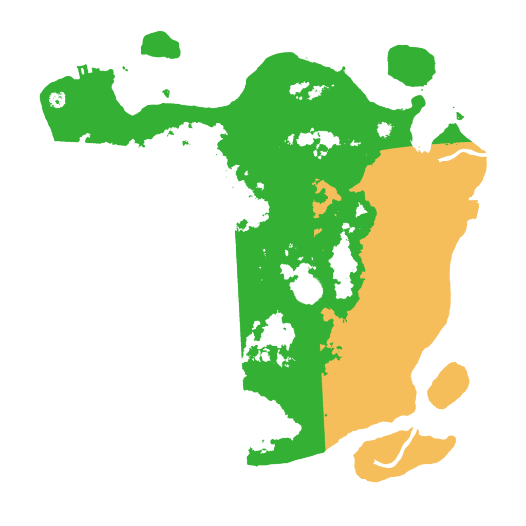 Biome Rust Map: Procedural Map, Size: 3250, Seed: 50268907