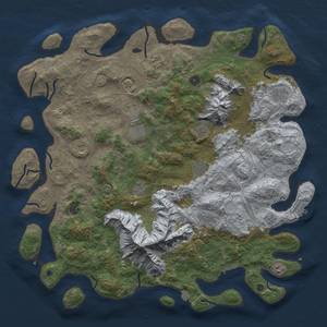 Thumbnail Rust Map: Procedural Map, Size: 5000, Seed: 1594782061, 19 Monuments