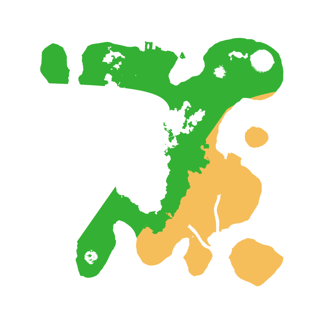 Biome Rust Map: Procedural Map, Size: 2500, Seed: 1408420257