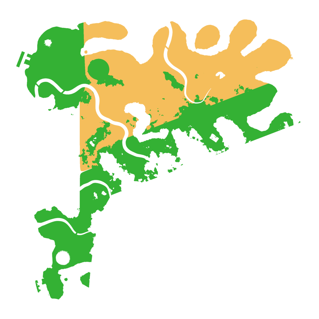 Biome Rust Map: Procedural Map, Size: 4000, Seed: 22346876