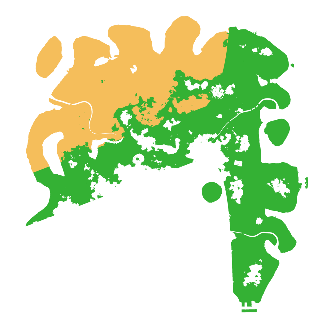 Biome Rust Map: Procedural Map, Size: 4250, Seed: 24169