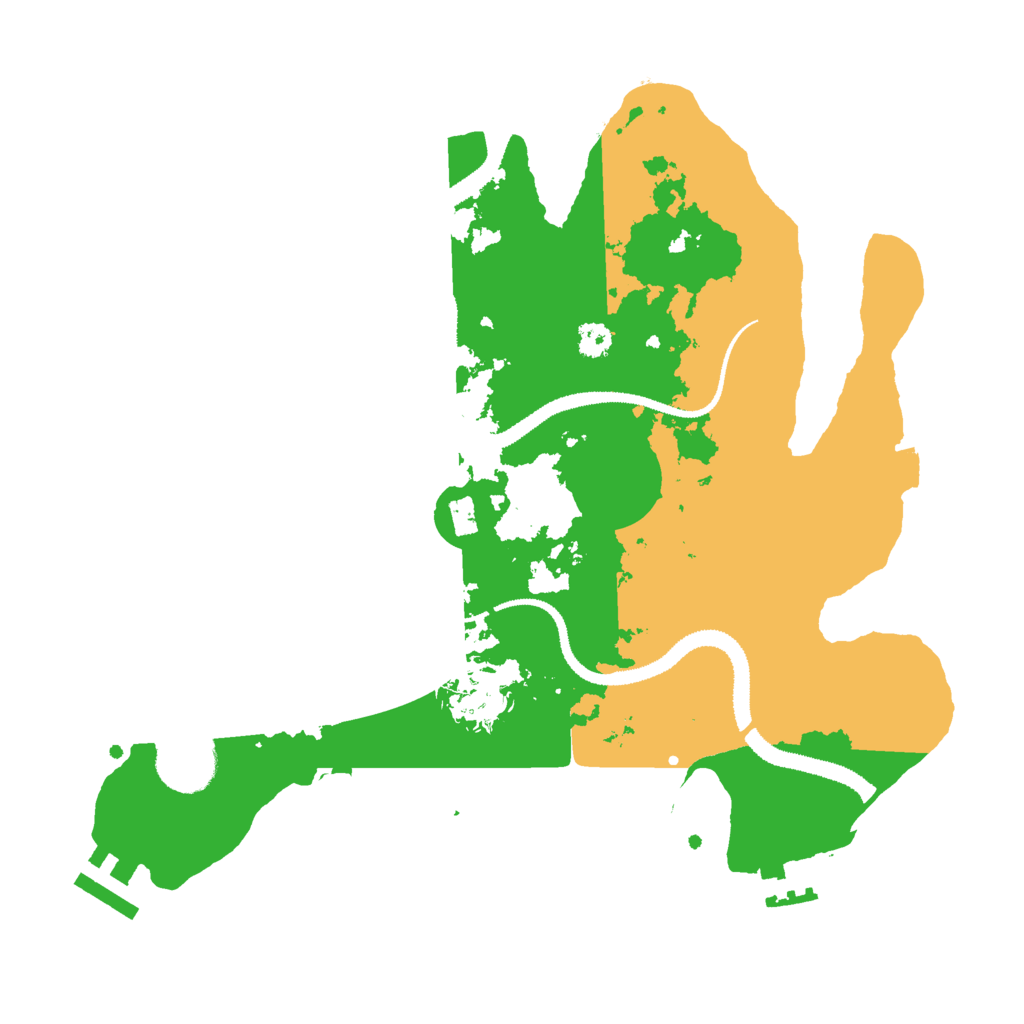 Biome Rust Map: Procedural Map, Size: 3000, Seed: 660701781