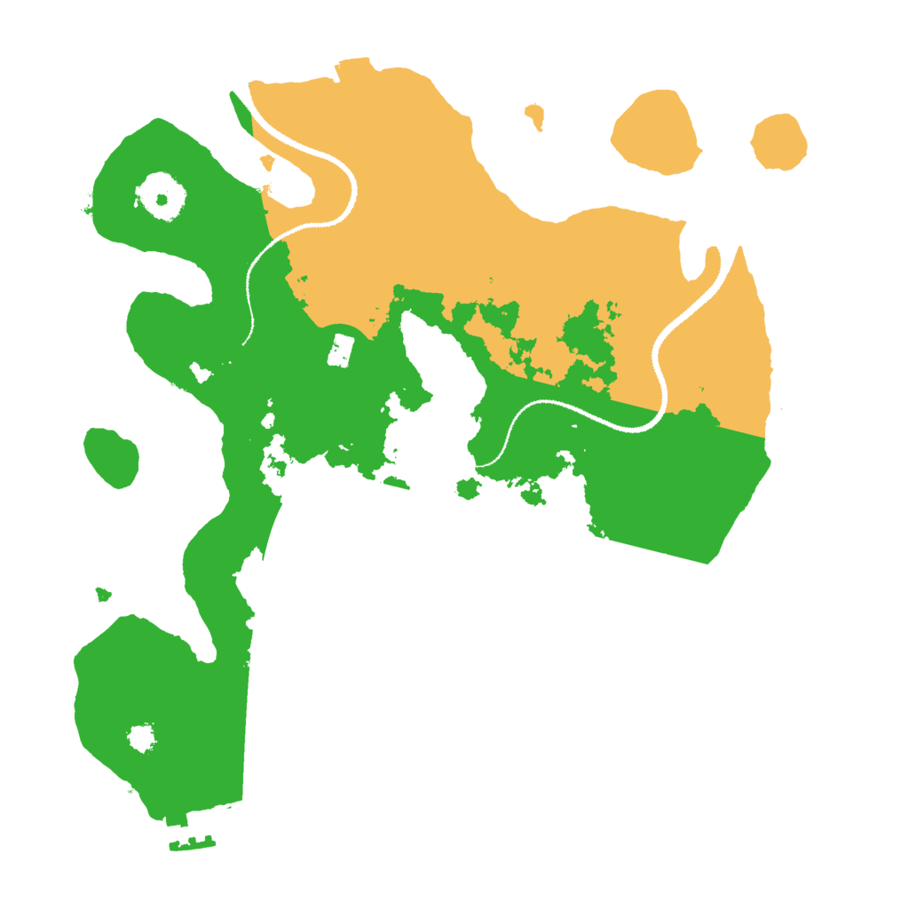 Biome Rust Map: Procedural Map, Size: 3000, Seed: 413579999
