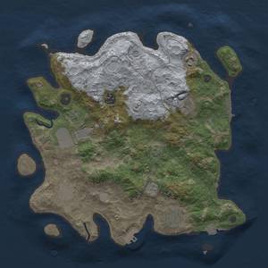 Thumbnail Rust Map: Procedural Map, Size: 3500, Seed: 2099400927, 15 Monuments