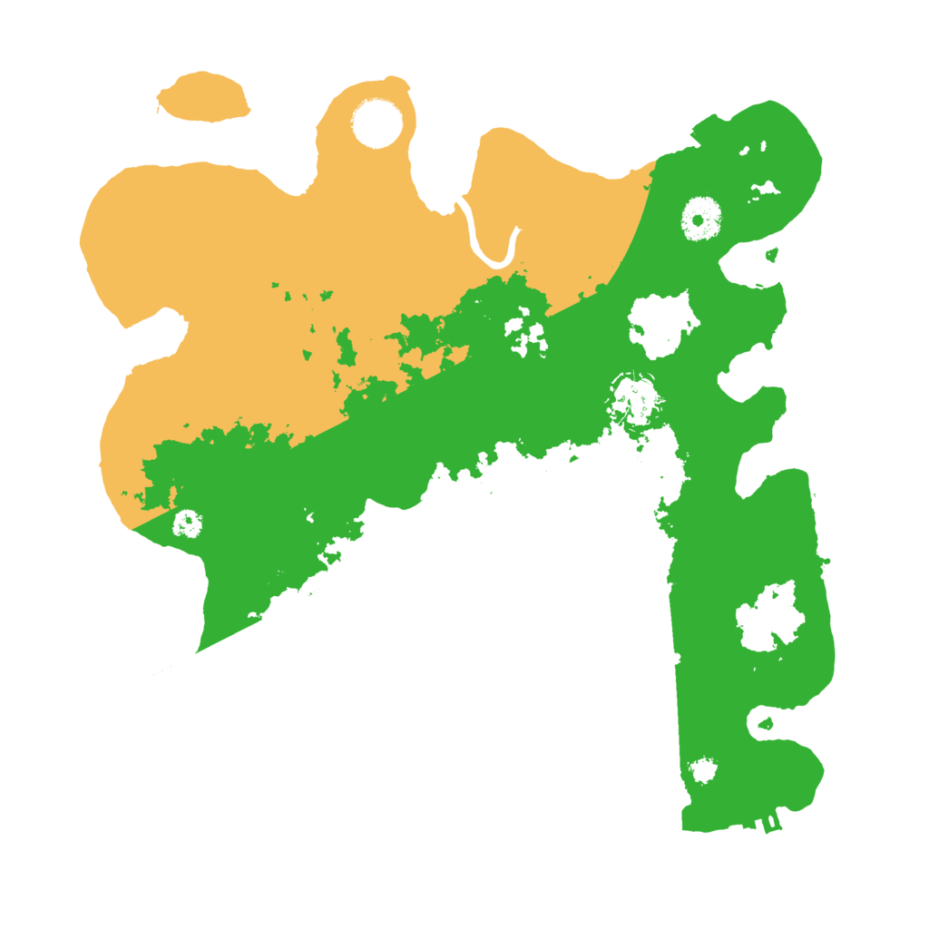 Biome Rust Map: Procedural Map, Size: 3300, Seed: 208579925