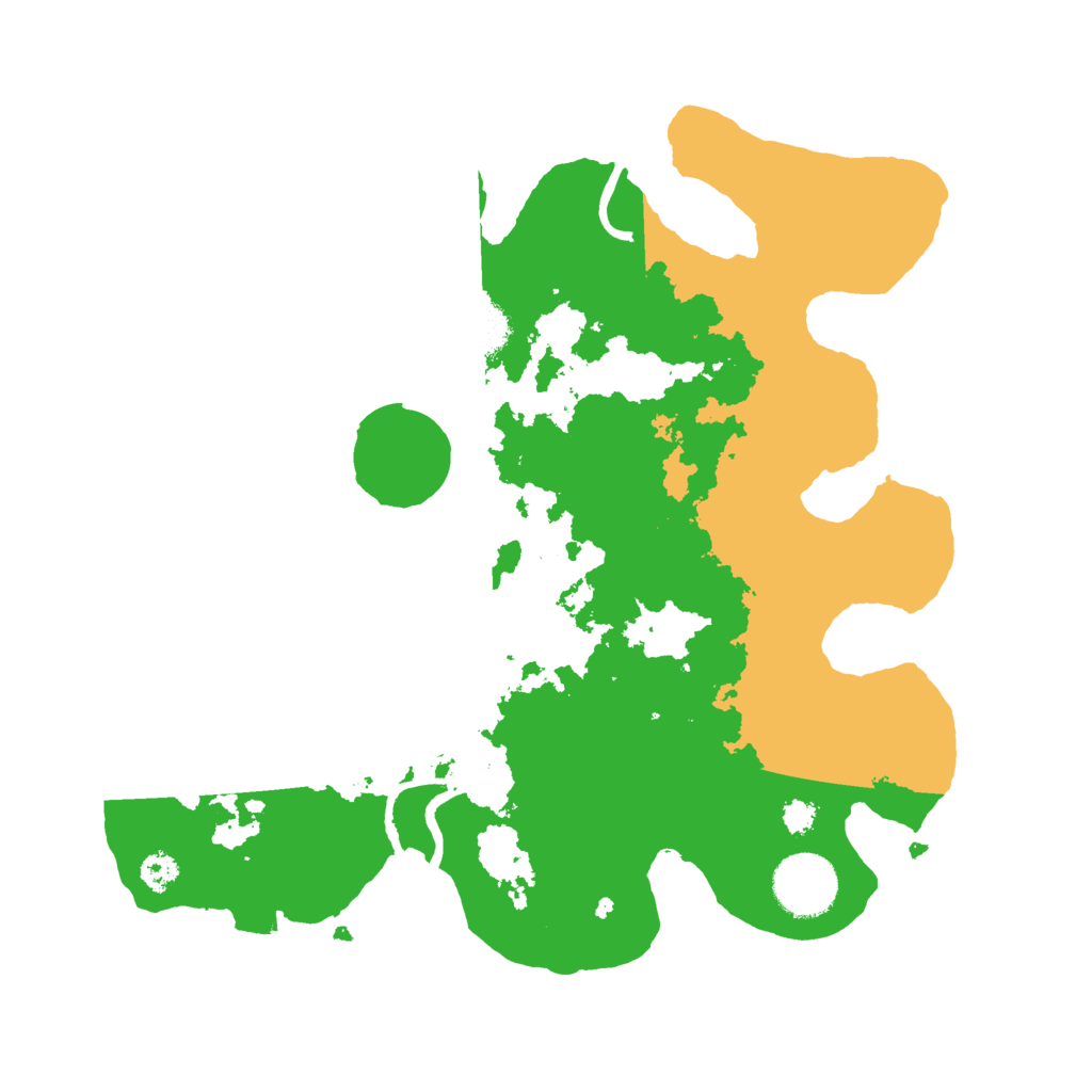 Biome Rust Map: Procedural Map, Size: 3000, Seed: 31121