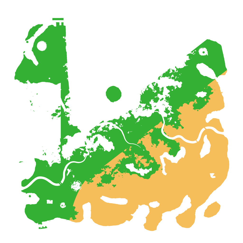 Biome Rust Map: Procedural Map, Size: 4400, Seed: 9524982