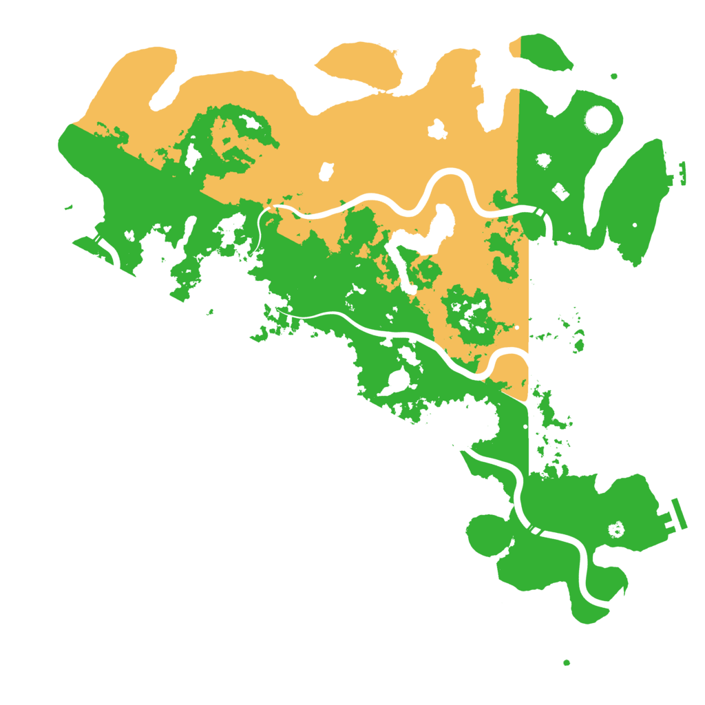 Biome Rust Map: Procedural Map, Size: 4500, Seed: 1348658028