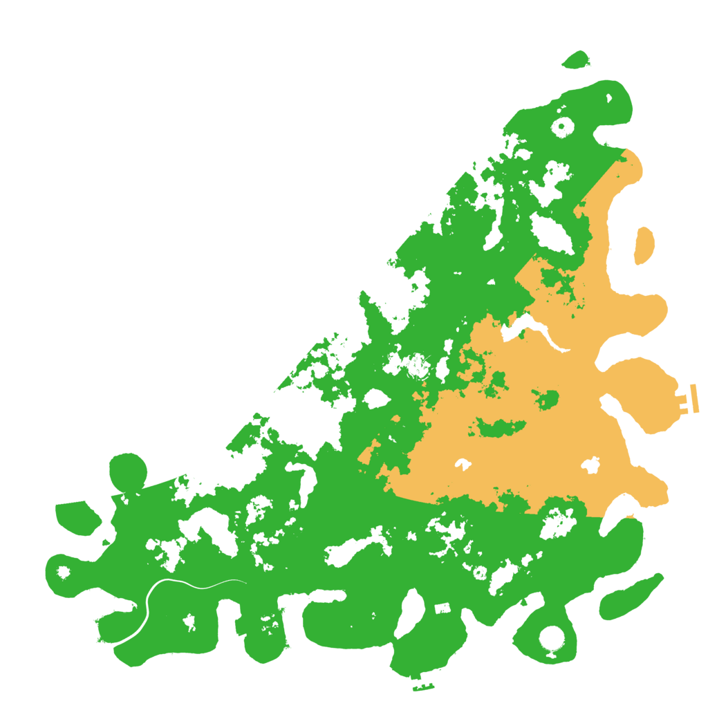 Biome Rust Map: Procedural Map, Size: 5000, Seed: 944432958