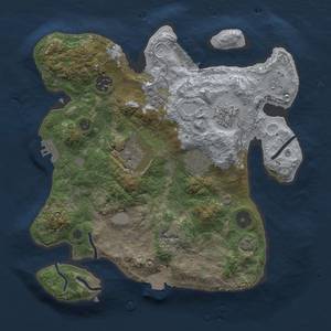 Thumbnail Rust Map: Procedural Map, Size: 3000, Seed: 78209157, 12 Monuments