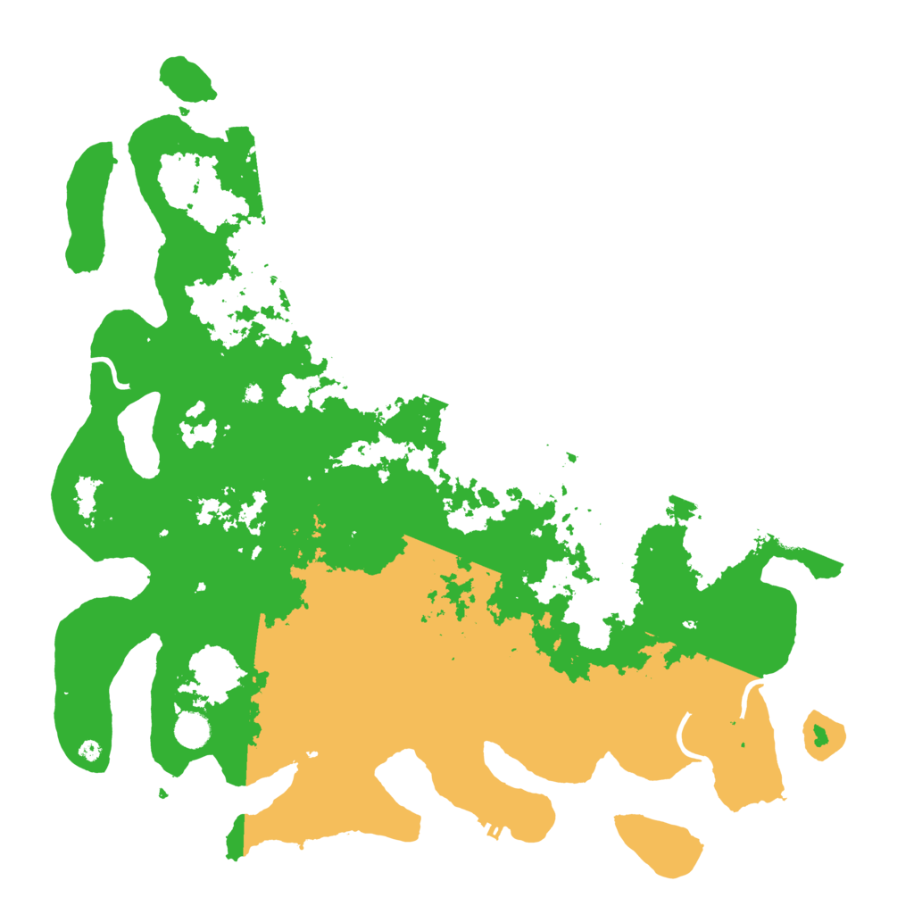 Biome Rust Map: Procedural Map, Size: 4500, Seed: 813016451