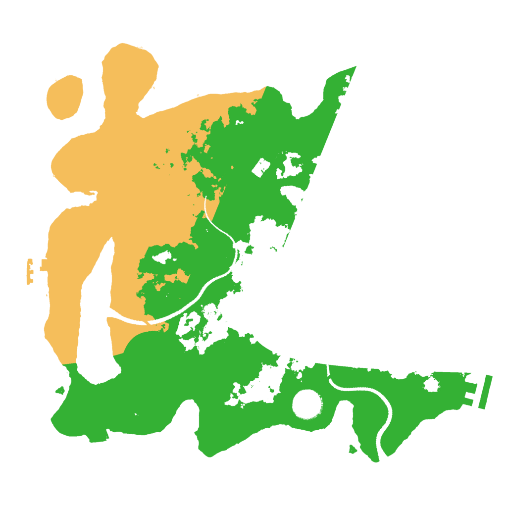 Biome Rust Map: Procedural Map, Size: 3000, Seed: 1316034487