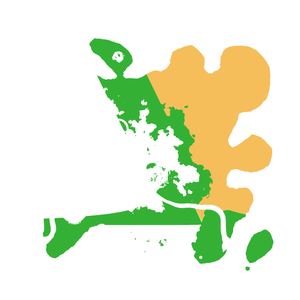 Biome Rust Map: Procedural Map, Size: 2765, Seed: 123456