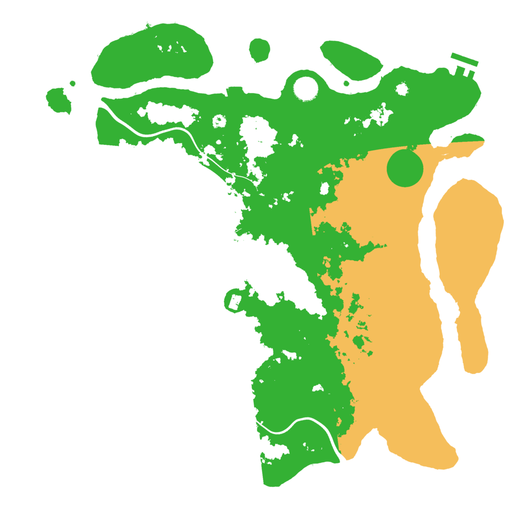 Biome Rust Map: Procedural Map, Size: 3800, Seed: 20159939