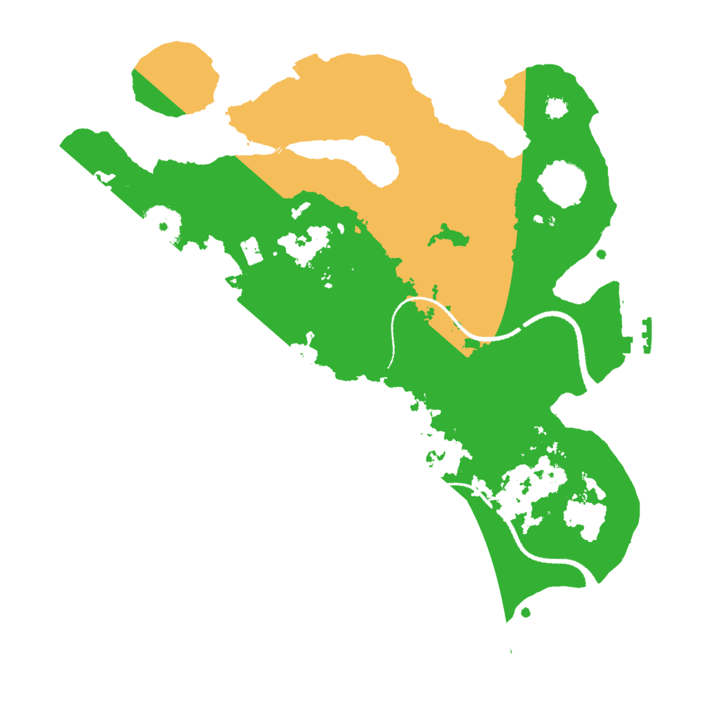 Biome Rust Map: Procedural Map, Size: 3000, Seed: 1233622071