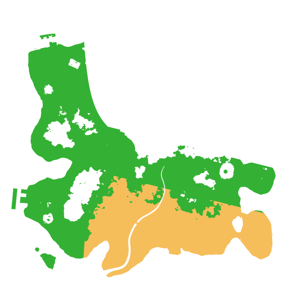 Biome Rust Map: Procedural Map, Size: 3000, Seed: 9765831
