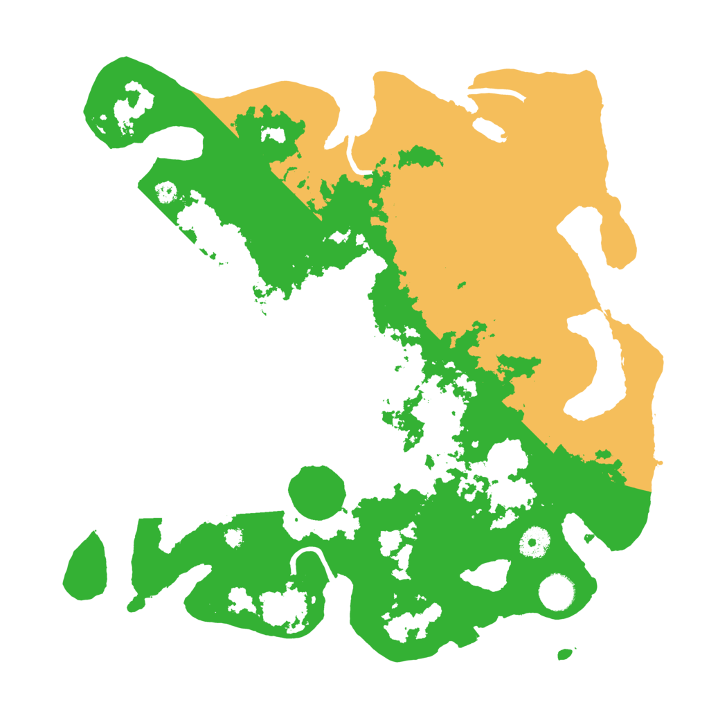 Biome Rust Map: Procedural Map, Size: 3500, Seed: 2020238424