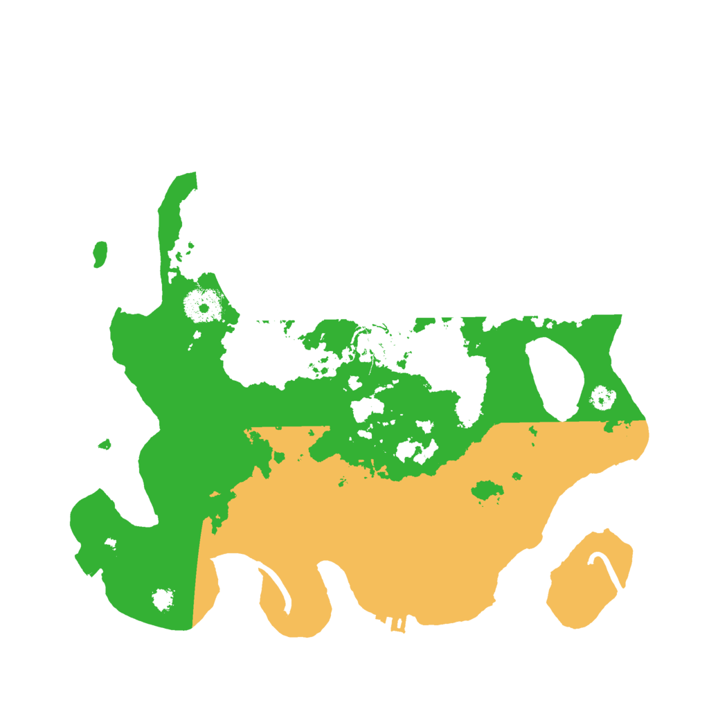 Biome Rust Map: Procedural Map, Size: 3000, Seed: 28417