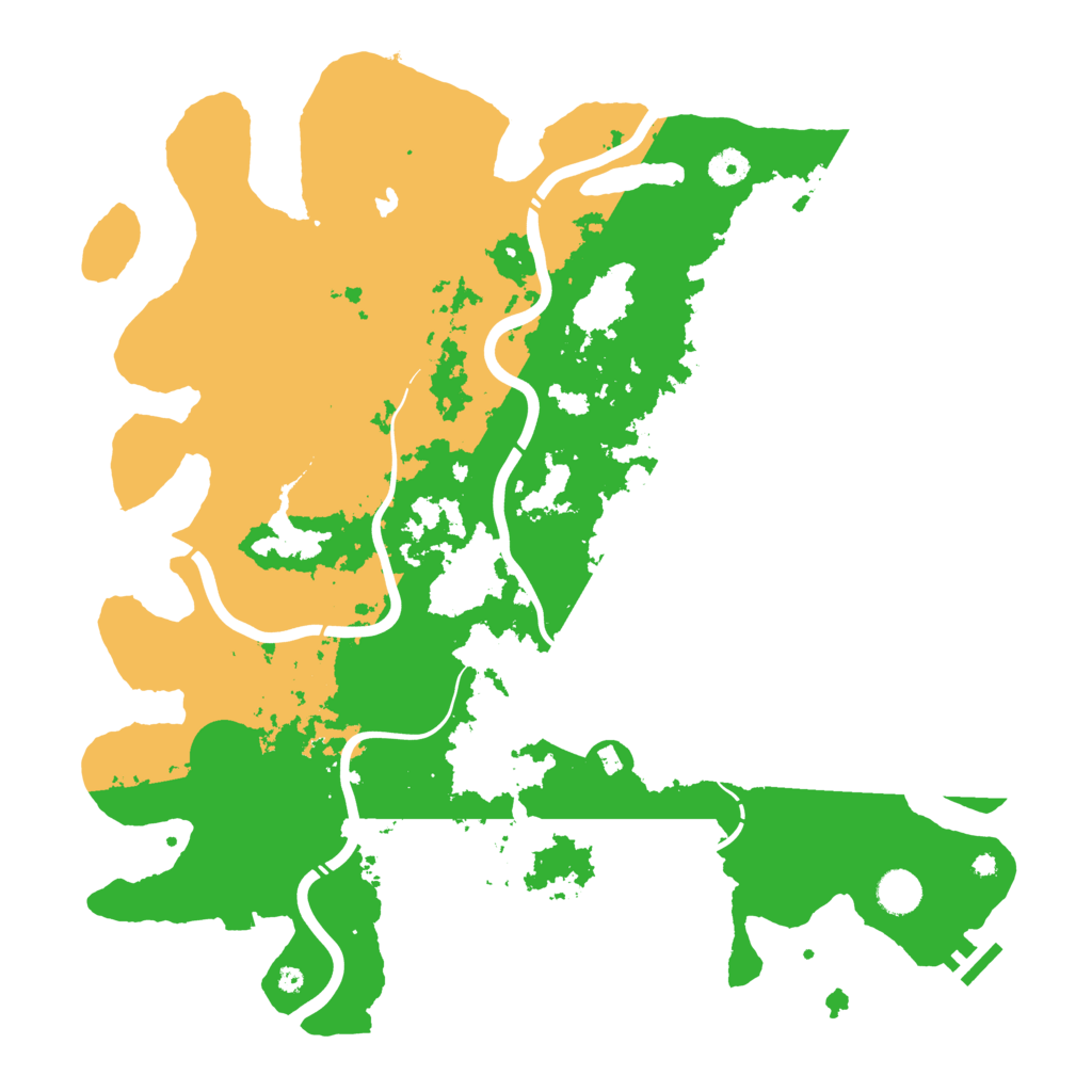 Biome Rust Map: Procedural Map, Size: 4300, Seed: 21141313