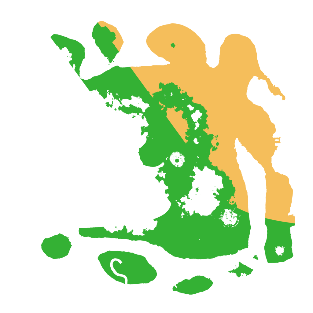 Biome Rust Map: Procedural Map, Size: 3200, Seed: 1579663228