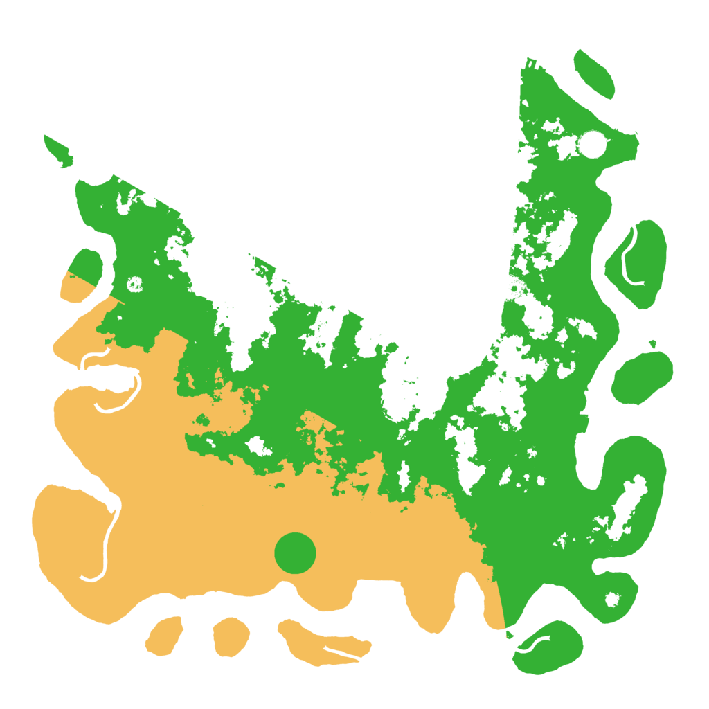 Biome Rust Map: Procedural Map, Size: 4500, Seed: 144184651