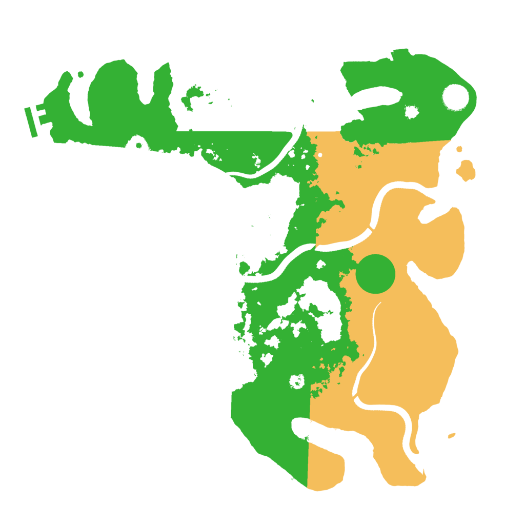 Biome Rust Map: Procedural Map, Size: 3500, Seed: 1277488281