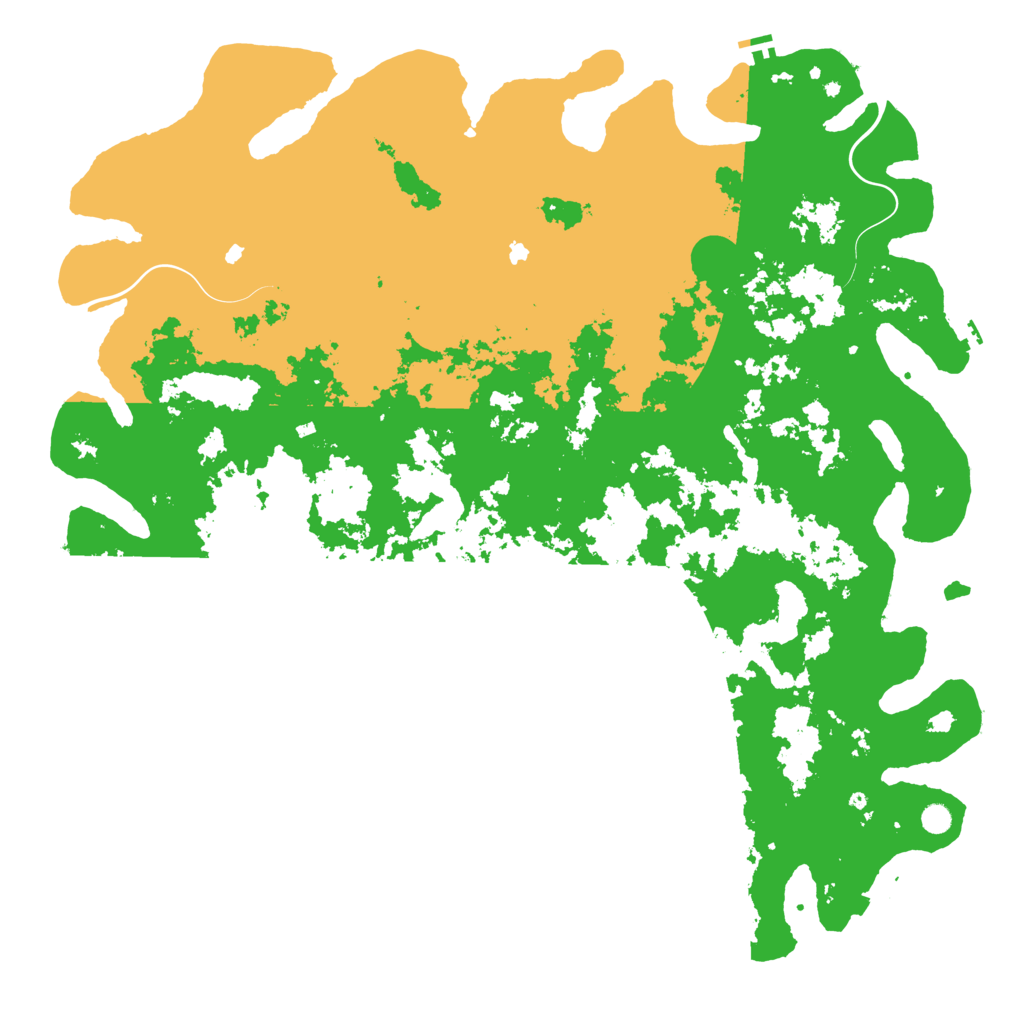 Biome Rust Map: Procedural Map, Size: 6000, Seed: 648325498