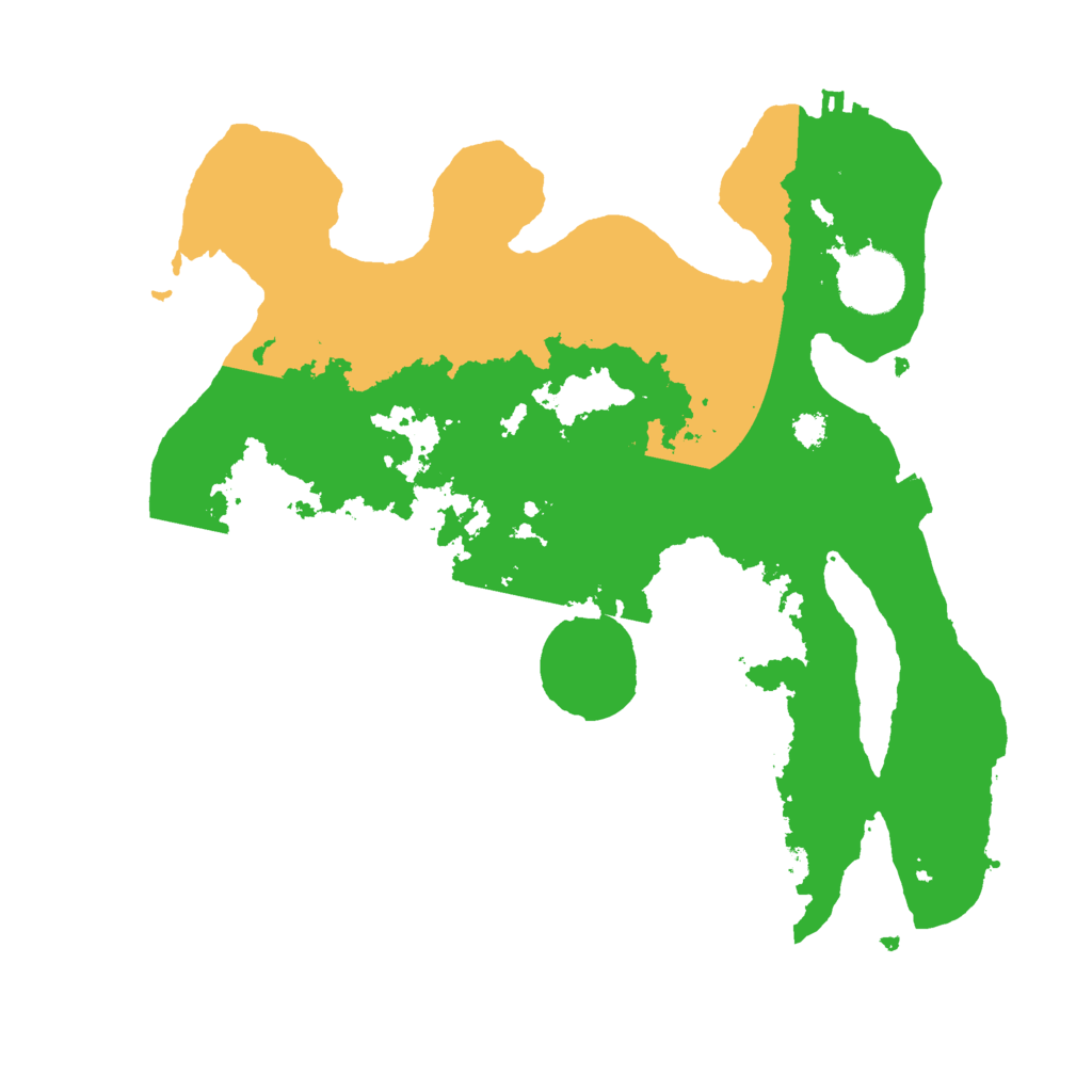 Biome Rust Map: Procedural Map, Size: 3000, Seed: 1617192664