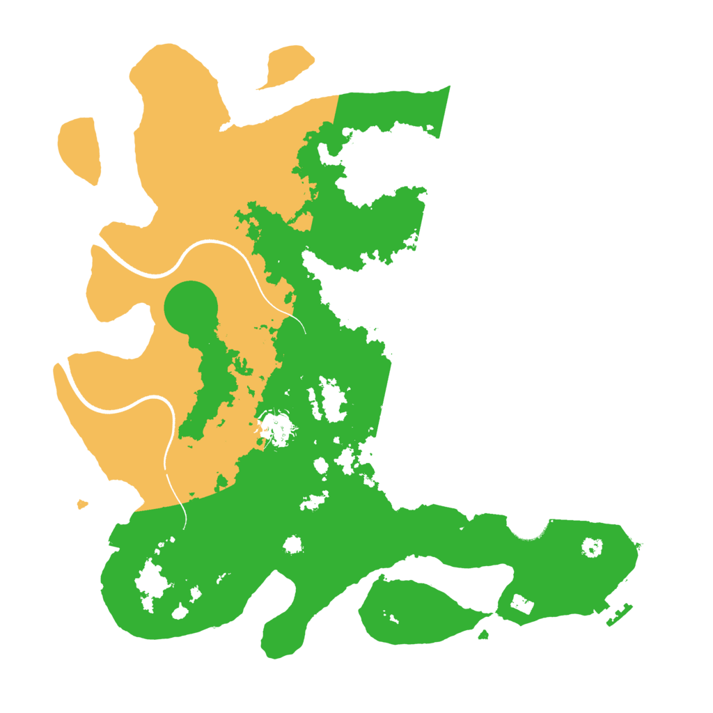 Biome Rust Map: Procedural Map, Size: 3500, Seed: 1180075730