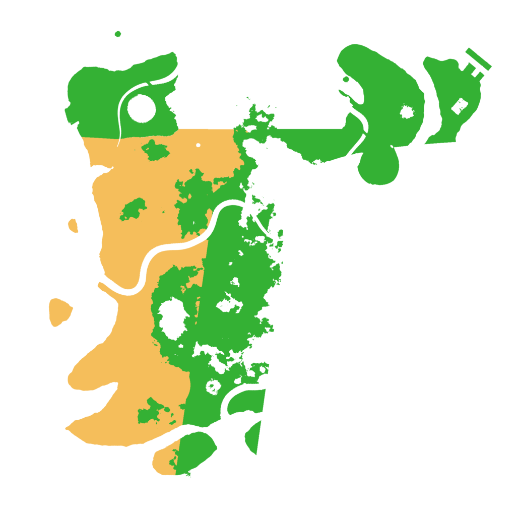 Biome Rust Map: Procedural Map, Size: 3500, Seed: 1521250790