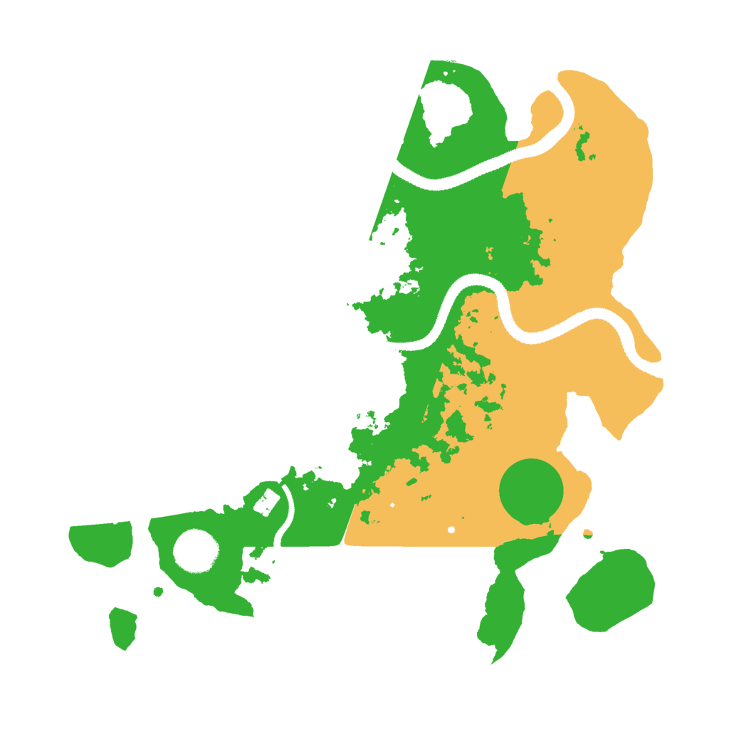 Biome Rust Map: Procedural Map, Size: 3000, Seed: 1579394000
