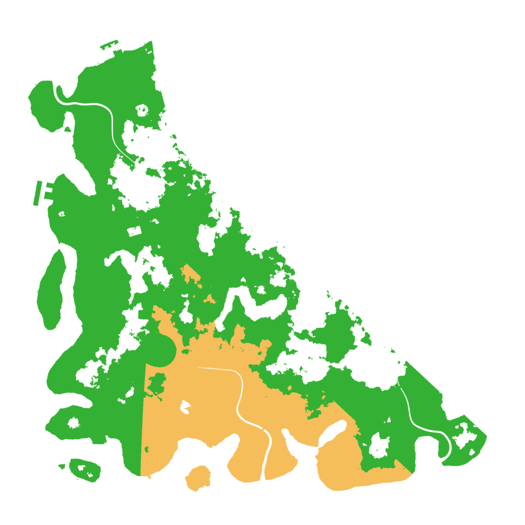 Biome Rust Map: Procedural Map, Size: 4250, Seed: 2022887039