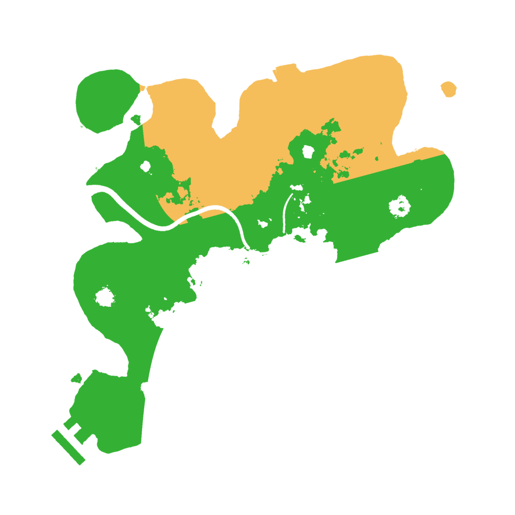 Biome Rust Map: Procedural Map, Size: 2500, Seed: 1685287304