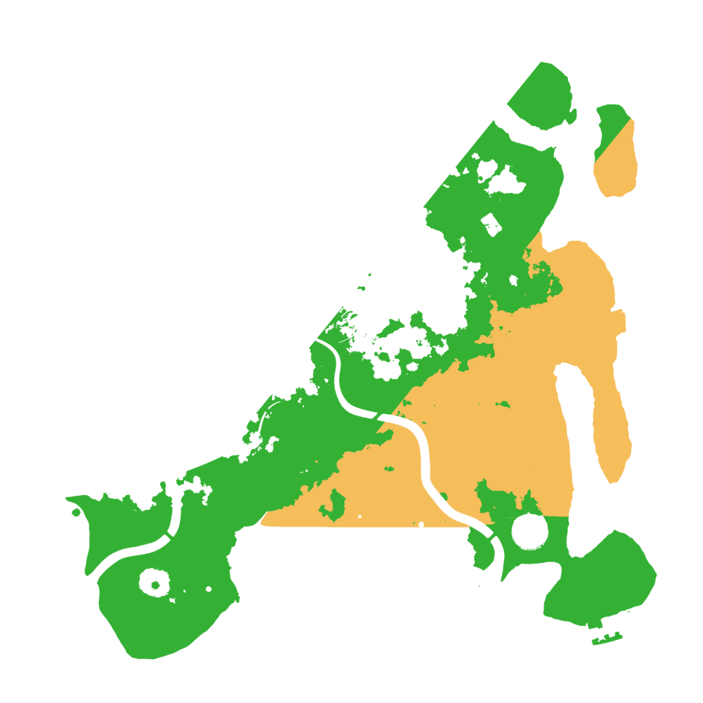 Biome Rust Map: Procedural Map, Size: 3500, Seed: 831986575