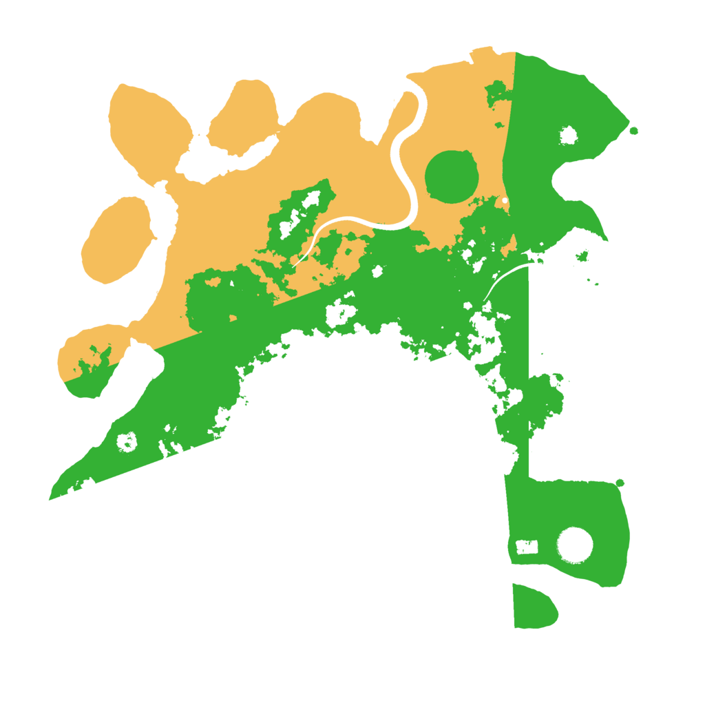 Biome Rust Map: Procedural Map, Size: 3500, Seed: 9763175