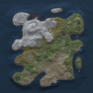 Thumbnail Rust Map: Procedural Map, Size: 3000, Seed: 7562135, 14 Monuments