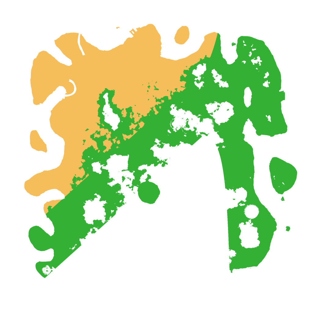 Biome Rust Map: Procedural Map, Size: 3900, Seed: 964552397