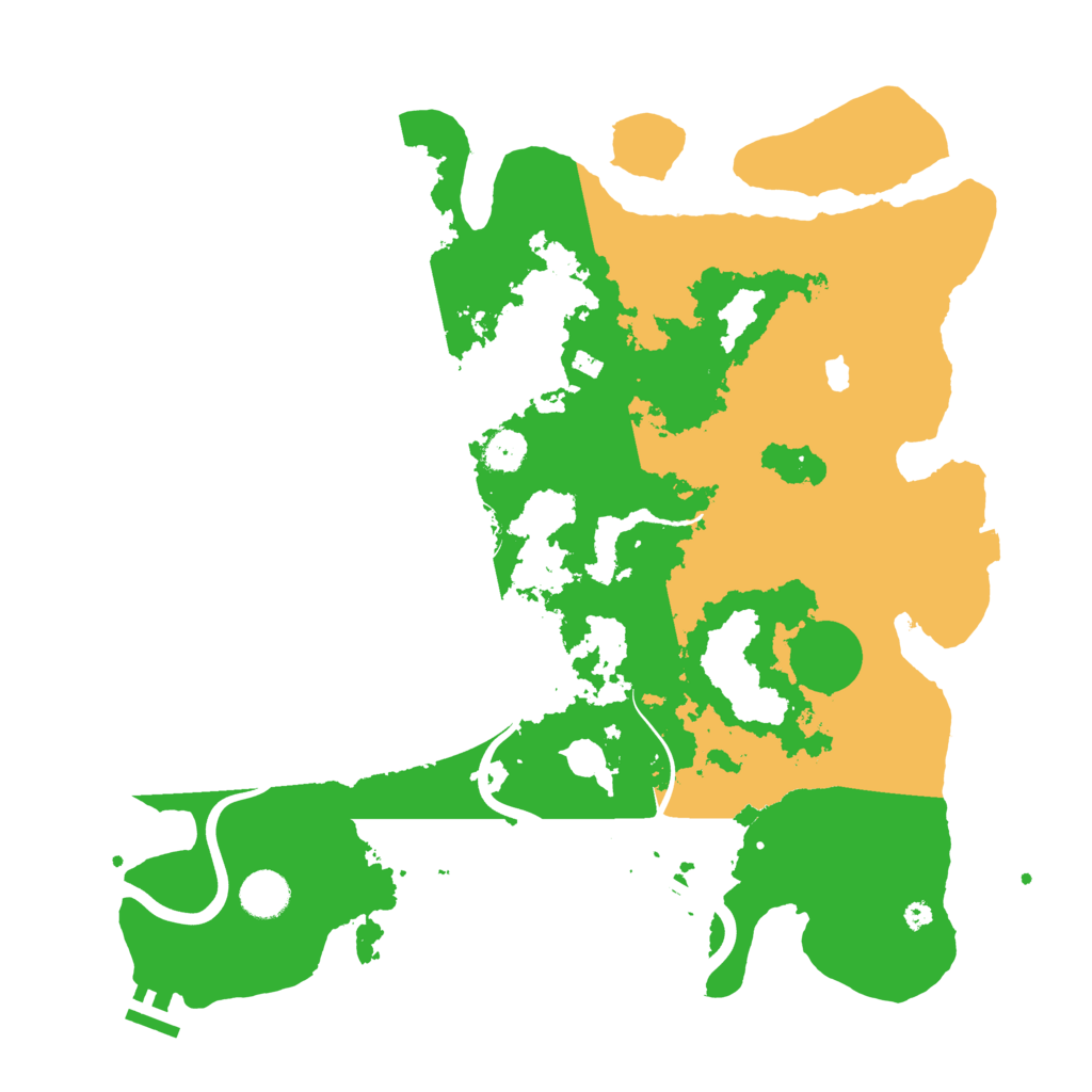 Biome Rust Map: Procedural Map, Size: 4000, Seed: 353947737