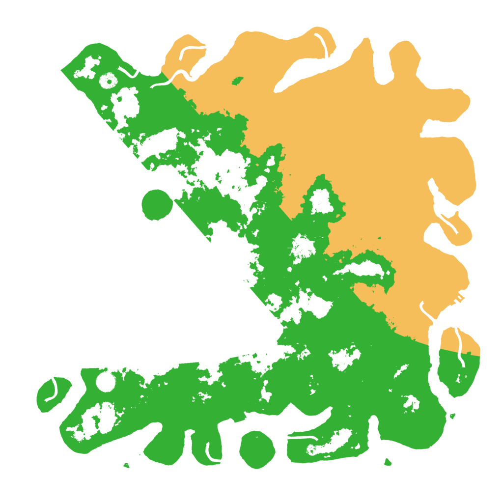 Biome Rust Map: Procedural Map, Size: 4500, Seed: 2125941575
