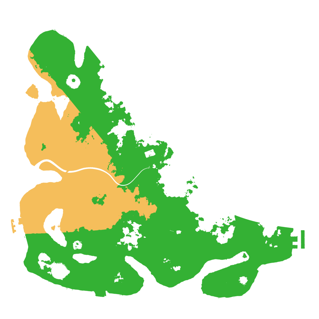 Biome Rust Map: Procedural Map, Size: 3500, Seed: 69695