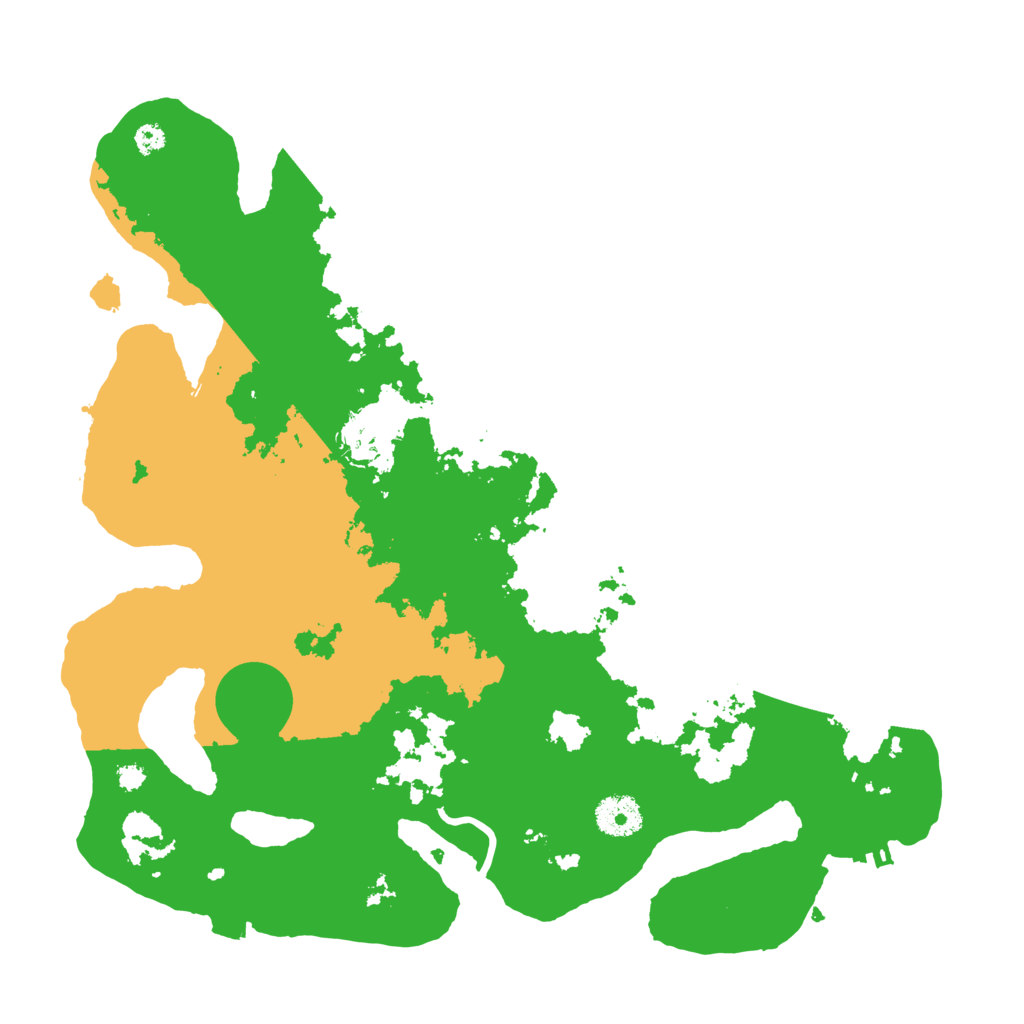 Biome Rust Map: Procedural Map, Size: 3500, Seed: 69695