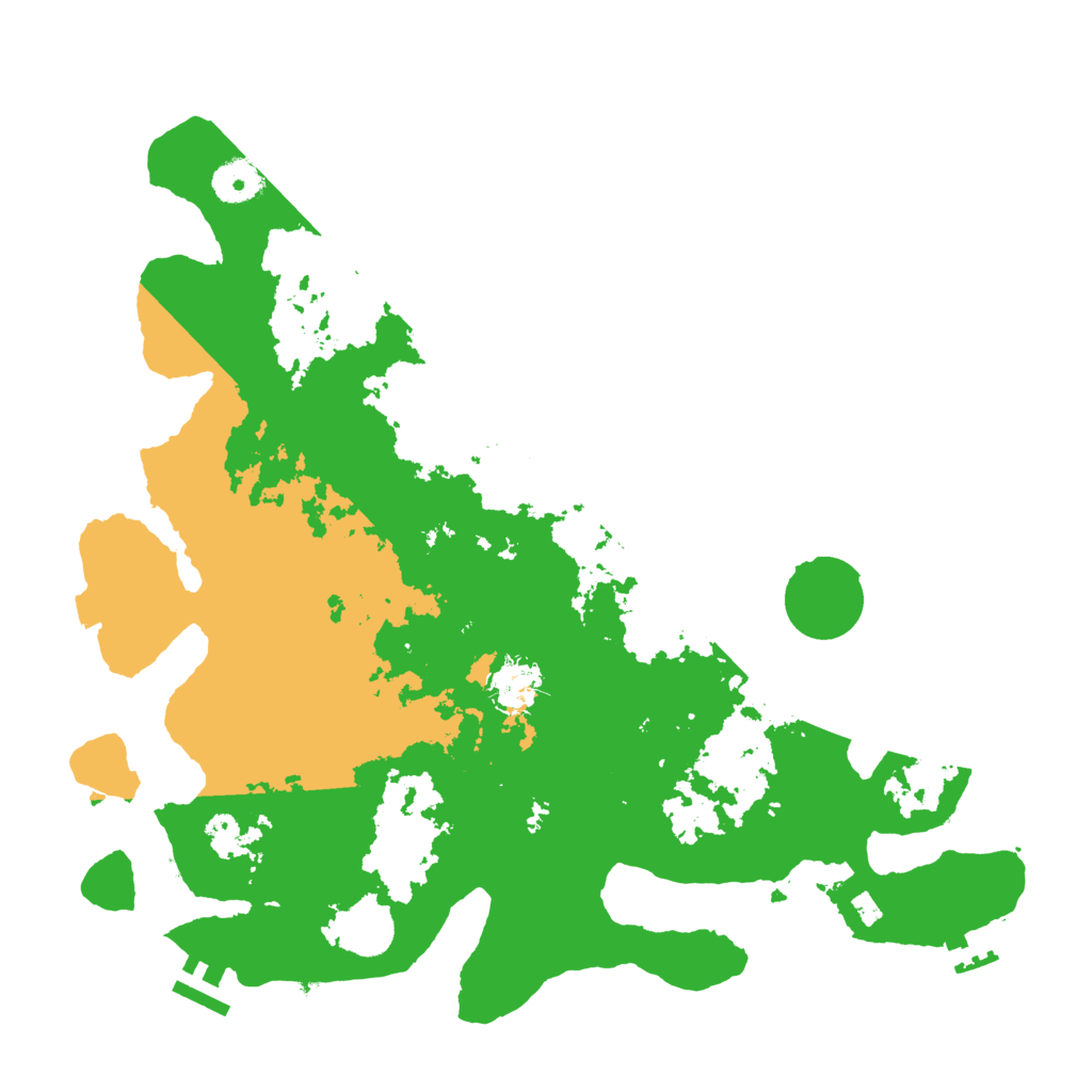 Biome Rust Map: Procedural Map, Size: 3700, Seed: 174252572