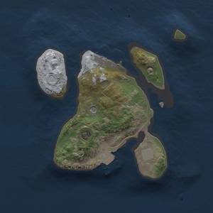 Thumbnail Rust Map: Procedural Map, Size: 2000, Seed: 2024060621, 5 Monuments