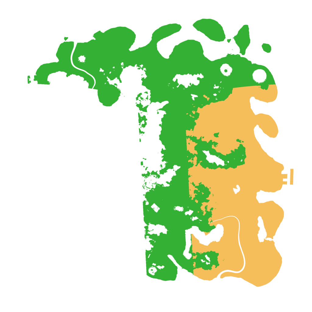 Biome Rust Map: Procedural Map, Size: 4000, Seed: 6666666