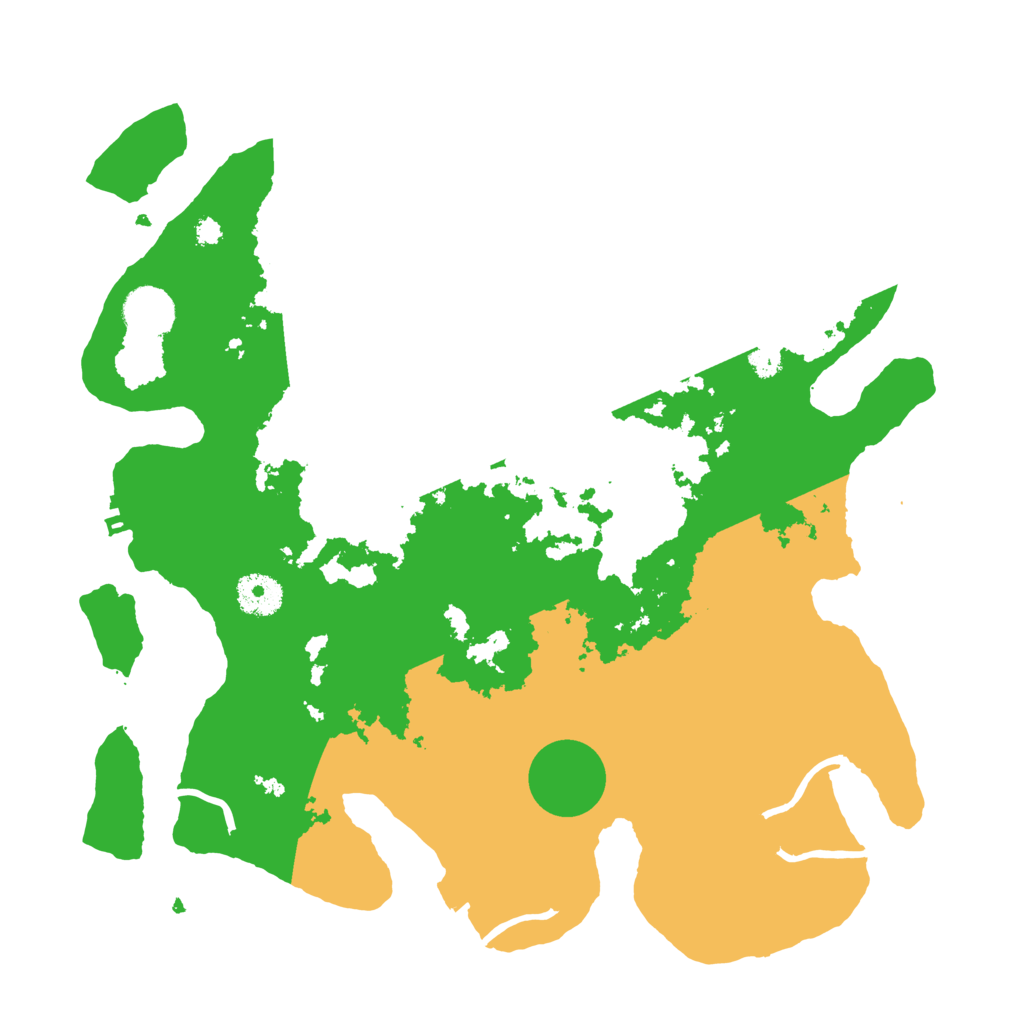 Biome Rust Map: Procedural Map, Size: 3500, Seed: 1387121886