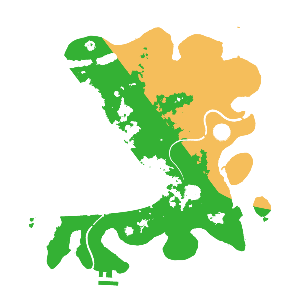 Biome Rust Map: Procedural Map, Size: 3000, Seed: 118816672