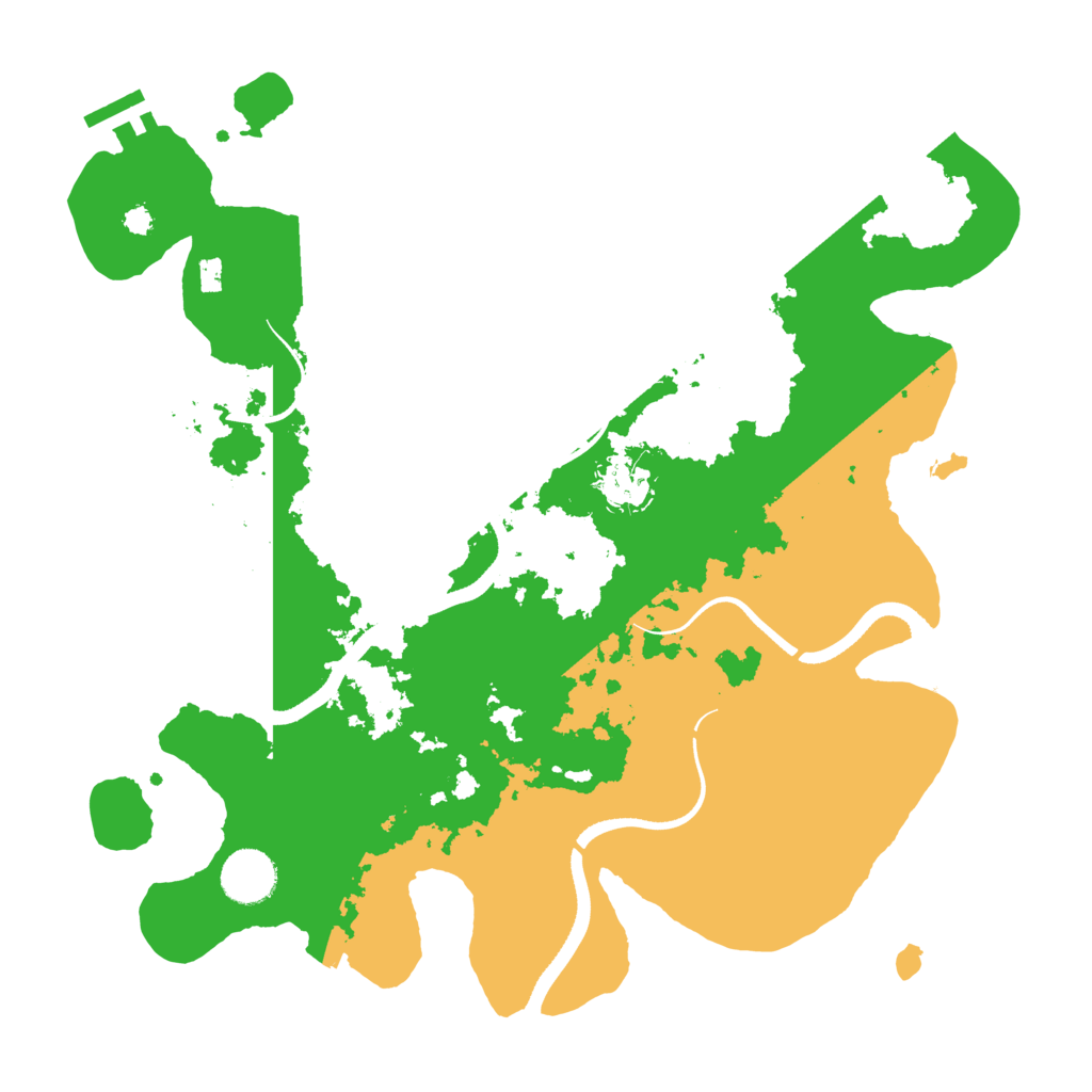 Biome Rust Map: Procedural Map, Size: 3500, Seed: 1363766032