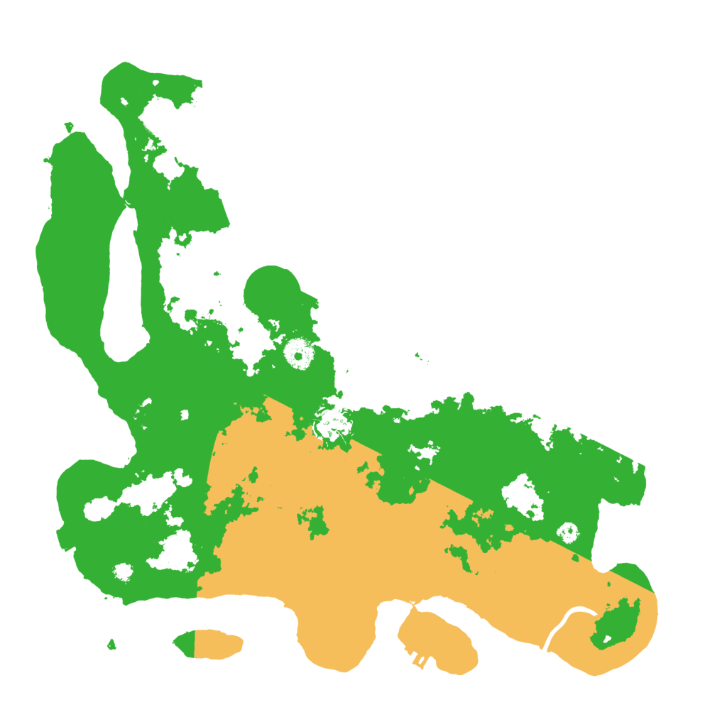 Biome Rust Map: Procedural Map, Size: 3650, Seed: 487788104