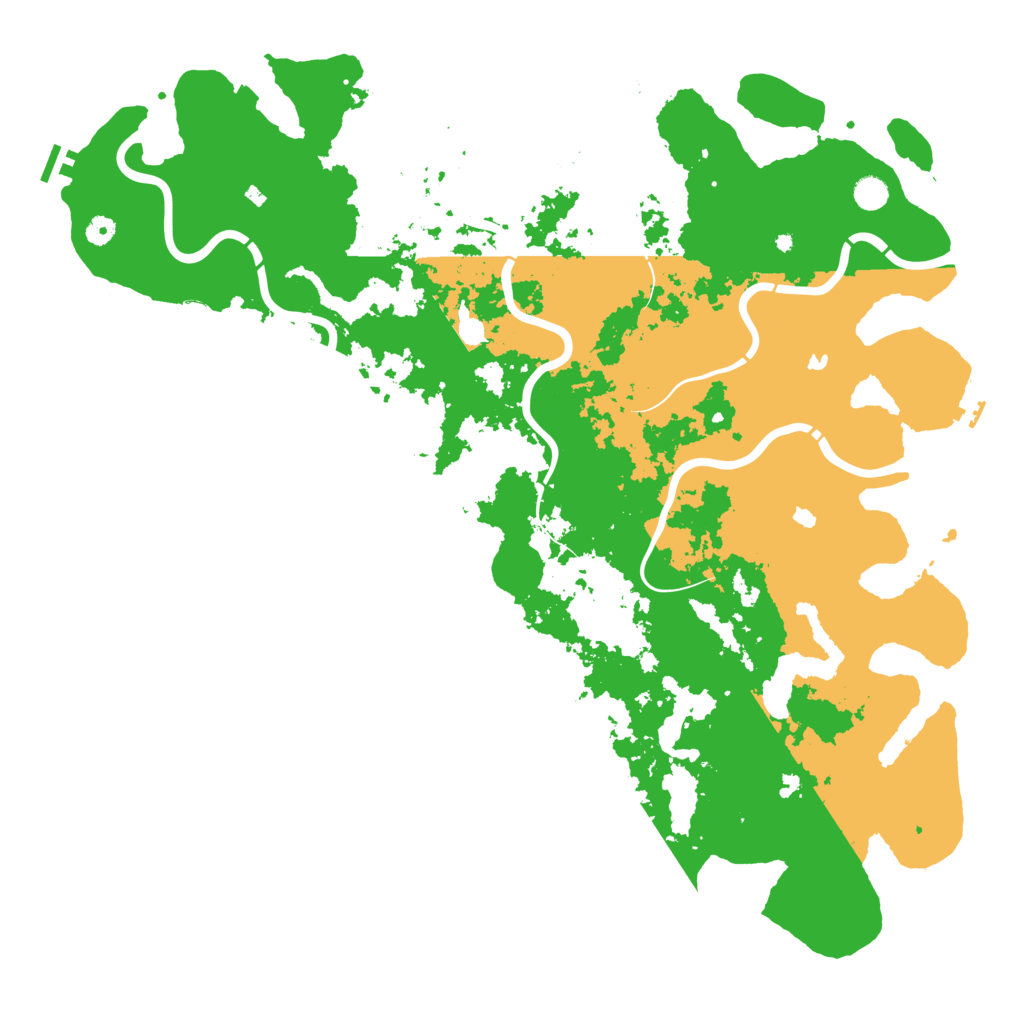 Biome Rust Map: Procedural Map, Size: 5300, Seed: 187395715